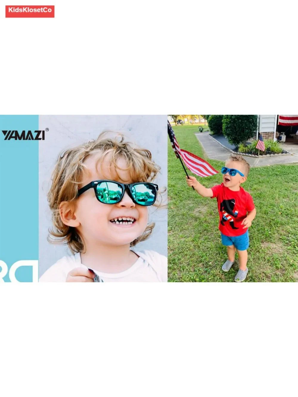 Polarized Kids Sunglasses Unbreakable UV Protection Toddler Sun Glasses Ages